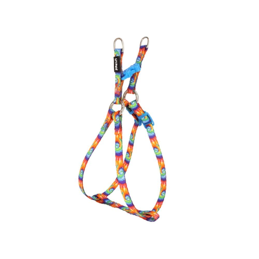 Li'l Pals Comfort Wrap Adjustable Nylon Harness TieDye 3/8" x 8-14"