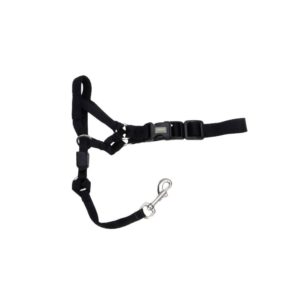 Walk 'n Train! Dog Head Halter, Black Med (2) - 1 Count