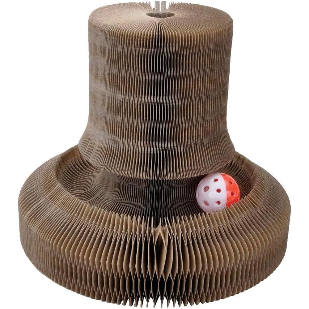 Coastal Pet Turbo Transform It Cat Toys Interactive Cat Ball Toy Bed and Scratcher Tower/Bed 20"