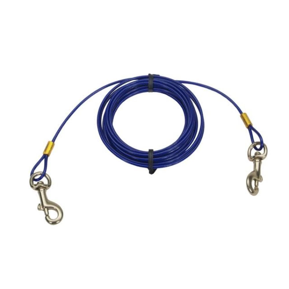 Titan Med Cable Tie Out with Brass Plated Snaps 20'