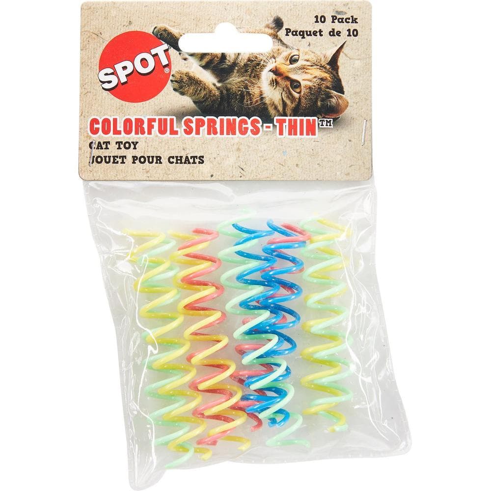Ethical Cat Toy Colorful Springs Thin 10 Pack