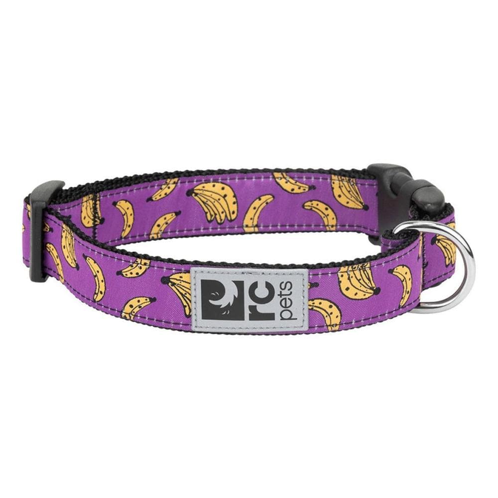 RC Pets Clip Adjustable Dog Collar Bananas 5/8 X-Small