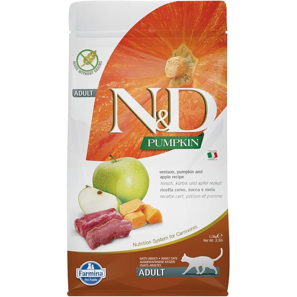 Farmina Cat Dry Pumpkin GrainFree Venison & Apple 3.3lbs