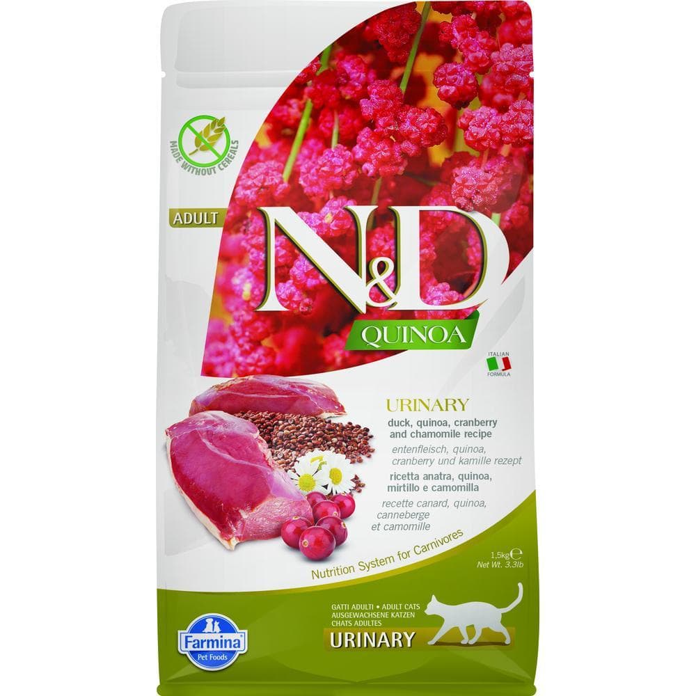 Farmina Cat Dry Quinoa Grain-Free Urinary Duck 3.3lbs