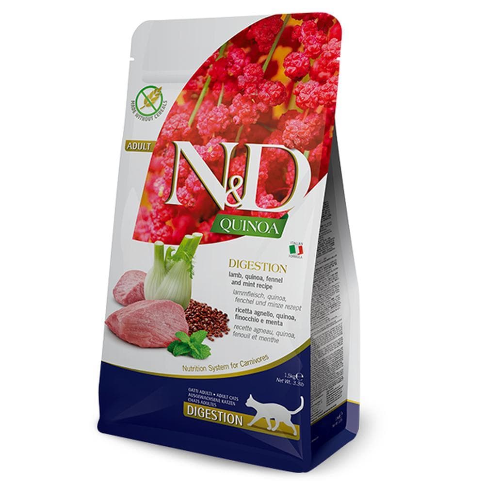 Farmina Cat Dry Quinoa Grain-Free Digestion Lamb 11lbs
