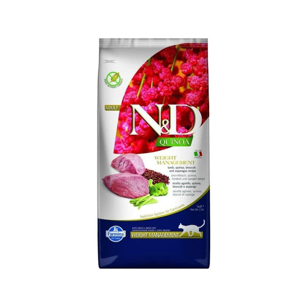 Farmina Cat Dry Quinoa Grain-Free Weight Management Lamb 11lbs