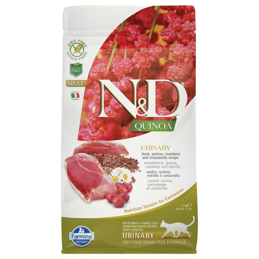 Farmina Cat Dry Quinoa Grain-Free Urinary Duck 11lbs