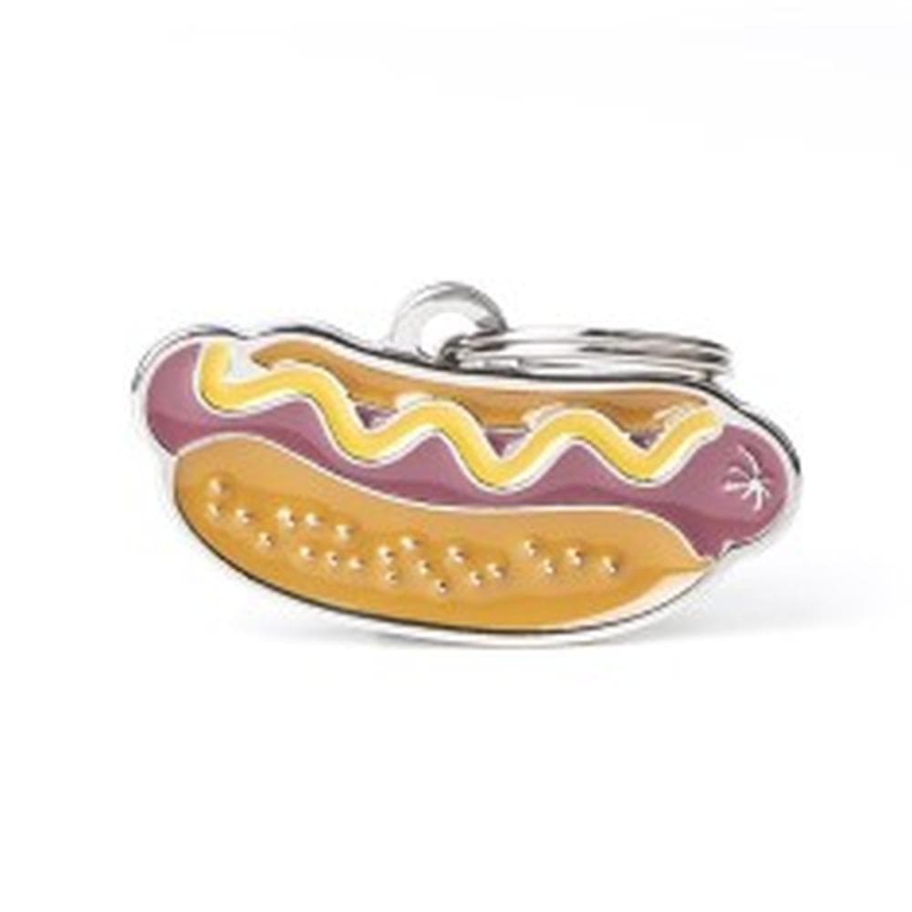 MyFamily Food Hot Dog ID Tag 1 Count