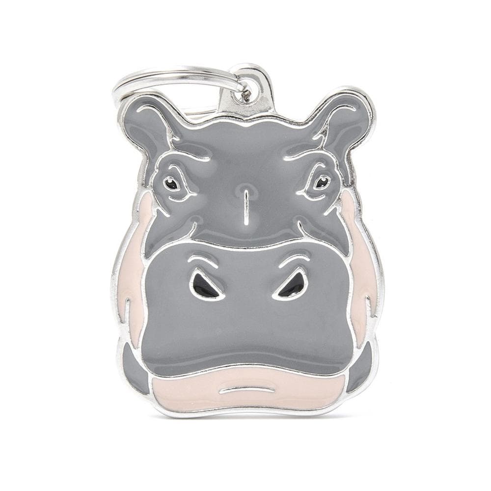 MyFamily Wild Hippopotamus Id Tag 1 Count