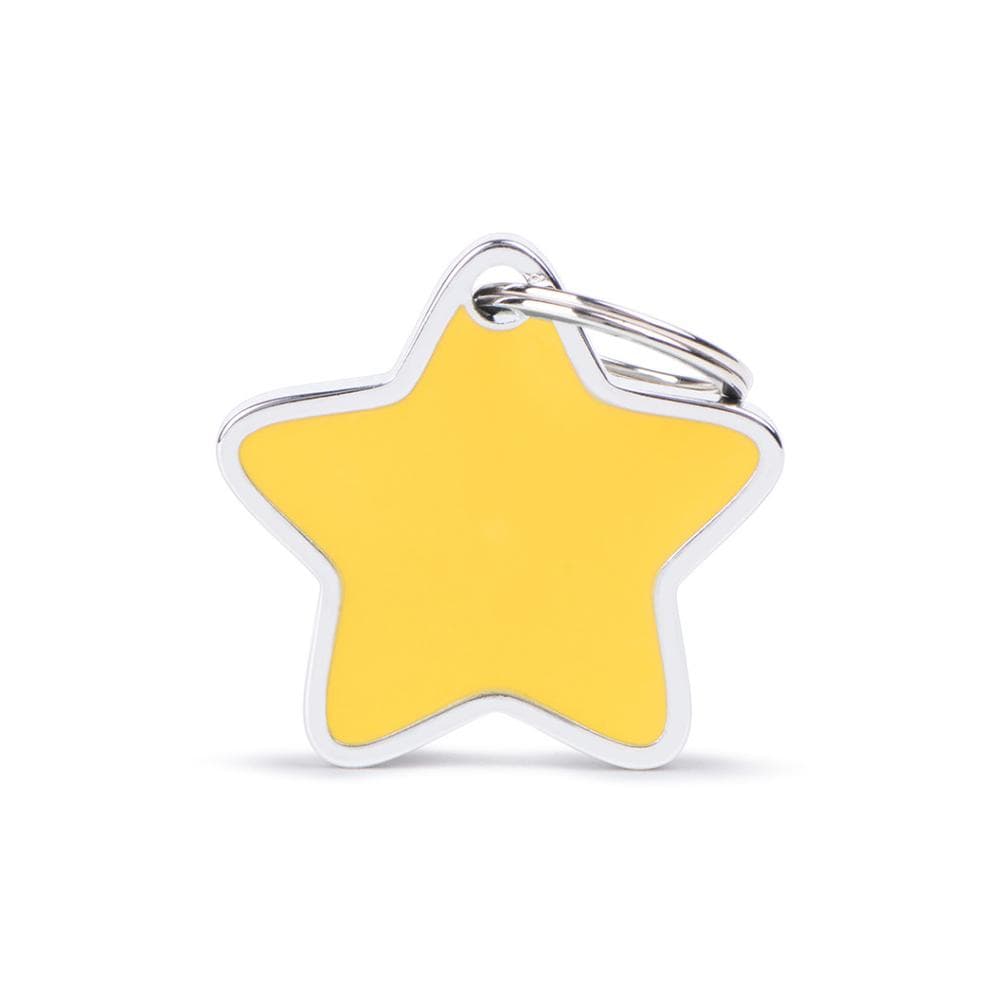 My Family Charms Big Yellow Star ID Tag 1 Count