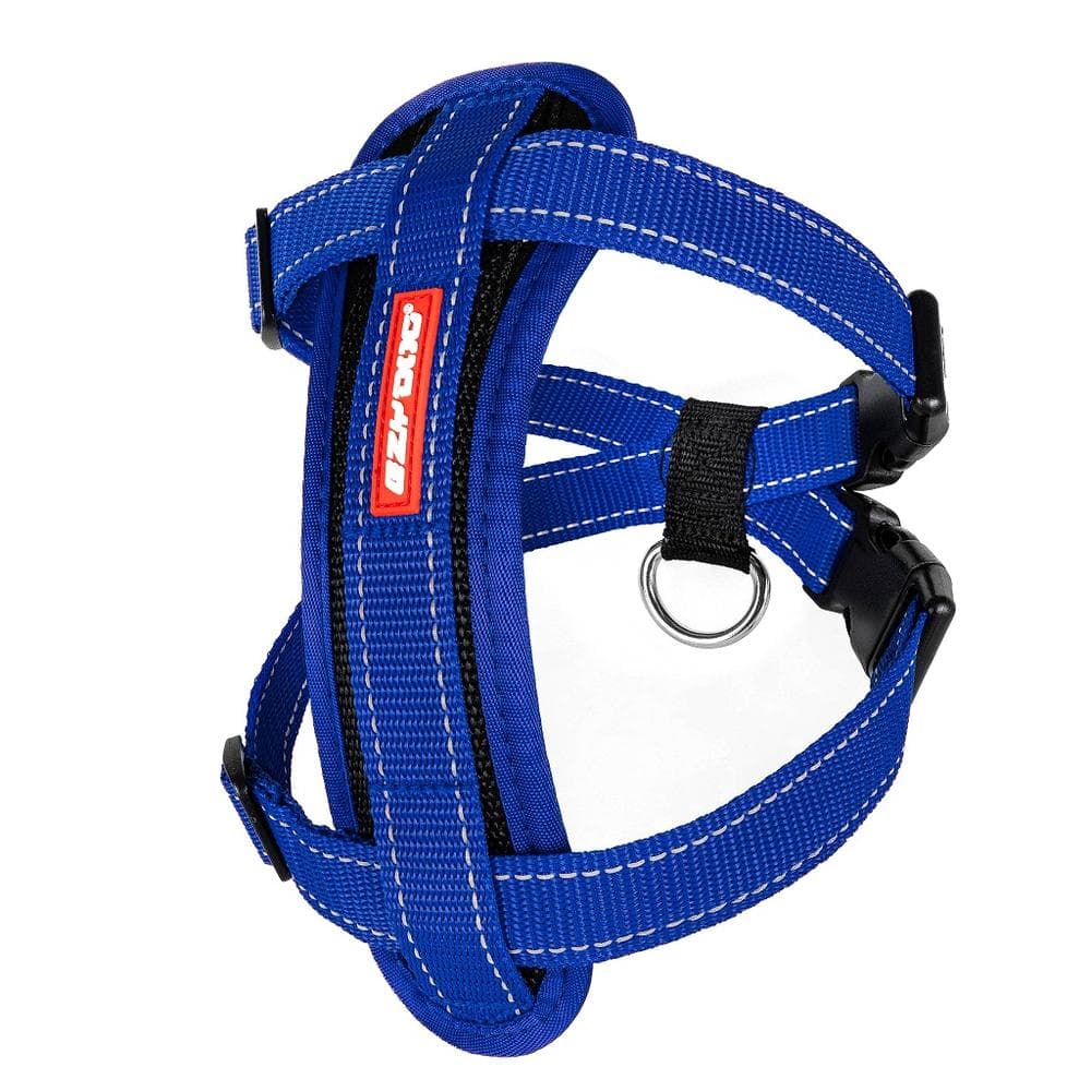 EzyDog Chest Plate Harness with Reflective Stitching Red, X-Smalll - 1 Count