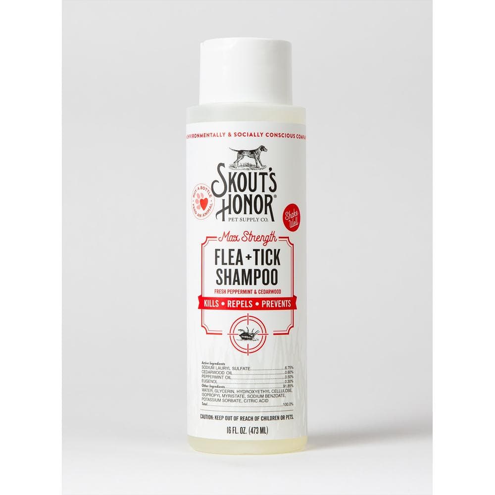 Skout's Honor Grooming Shampoo Flea & Tick 16oz