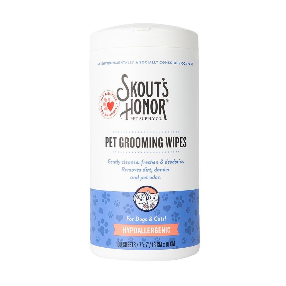 Skout'S Honor Pet Grooming Wipes 80 Count