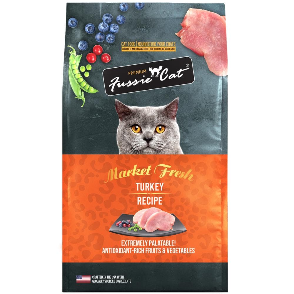 Fussie Cat Market Fresh Turkey Formula Dry Cat Food 3.5lbs