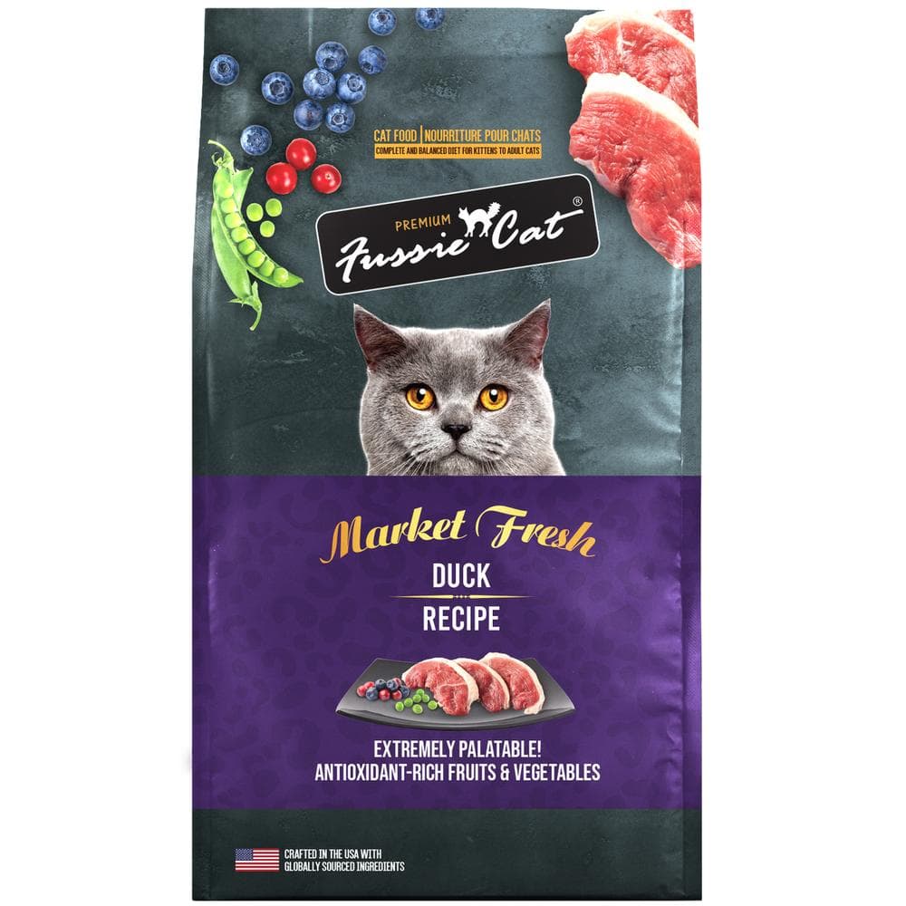 Fussie Cat Market Fresh Duck Dry Cat Food 3.5lbs