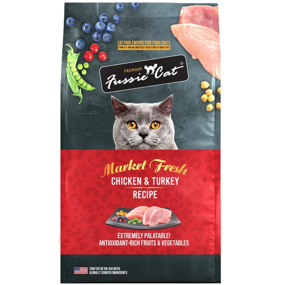 Fussie Cat Market Fresh Chicken U0026 Turkey Formula Dry 3.5lbs