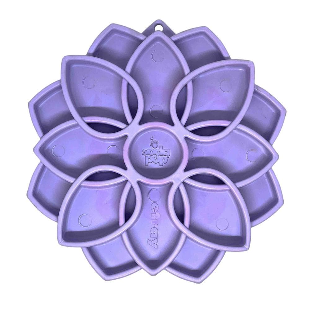 Mandala Softie eTray Enrichment Slow Feeder with Suction Cups Pastel Green - 1 Count