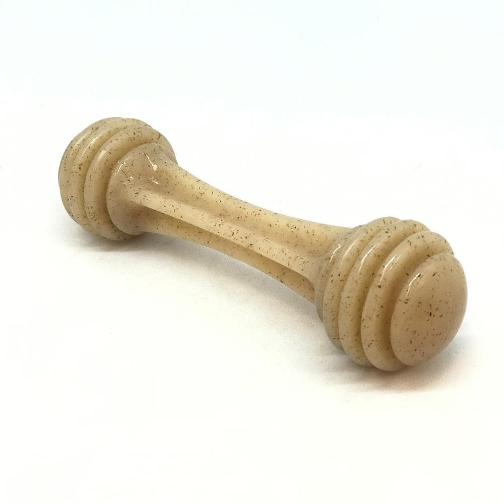 SodaPup Honey Bone Ultra Durable Nylon Dog Chew Toy for Aggressive Chewers, Guaranteed Tough, Non-Toxic, Reduces Boredom and Problem Chewing, Made in USA - Brown XL - 1 Count