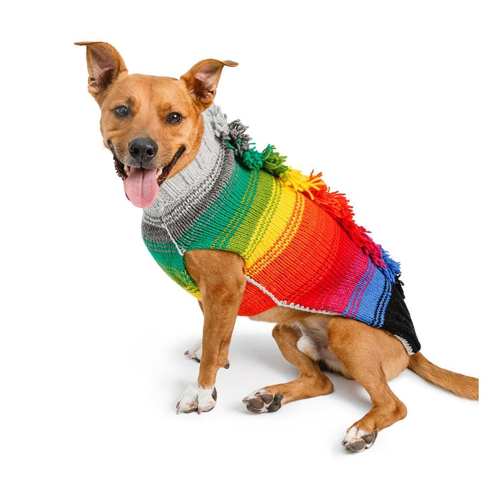 Rainbow Mohawk Dog Sweater Medium - 1 Count