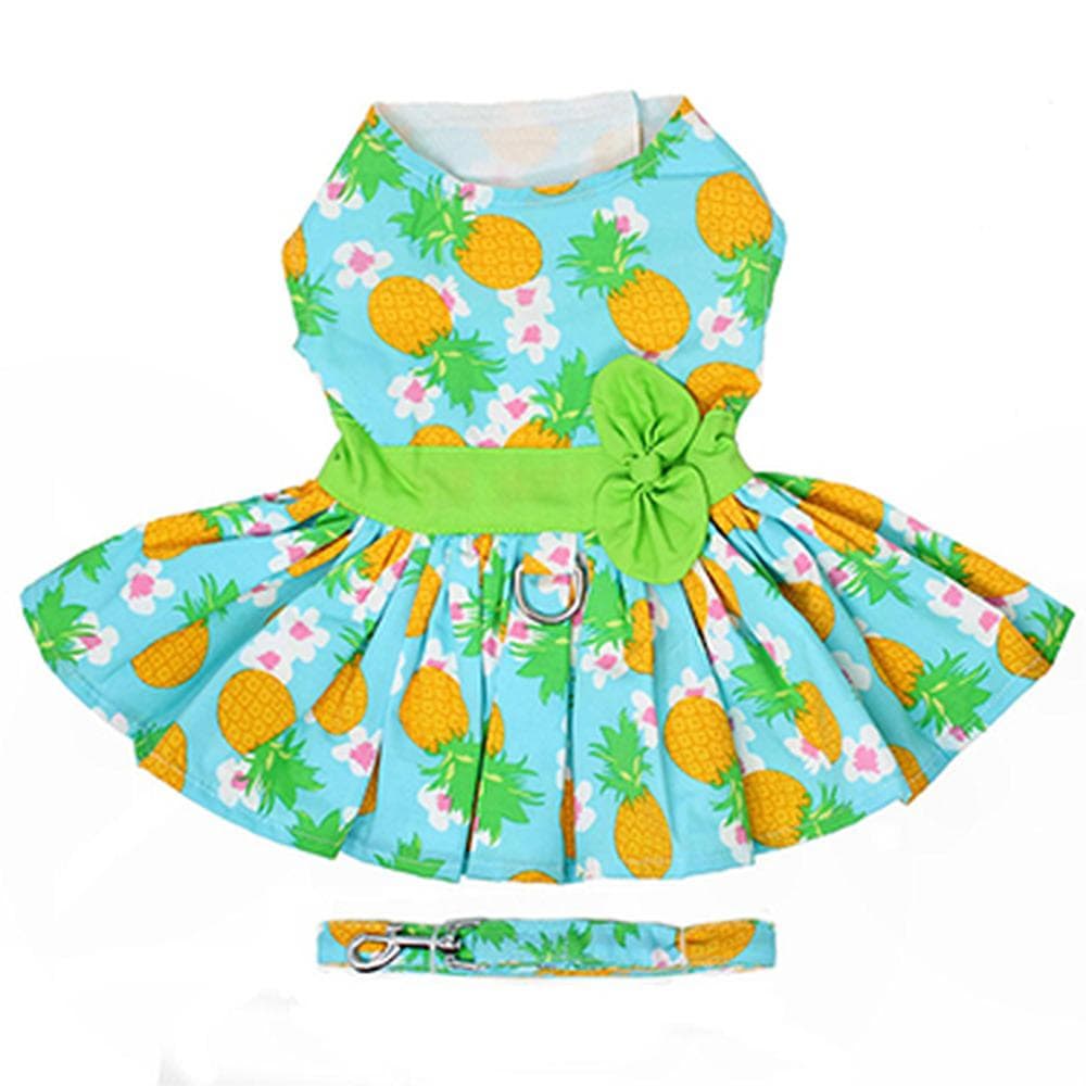 Pineapple Luau Dress w/ Leash & D-Ring X-Large - 1 Count