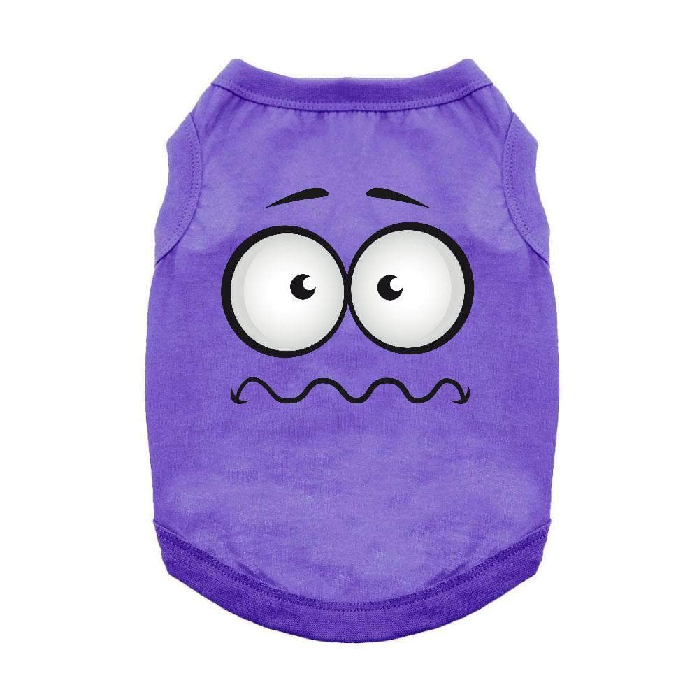 Nervous Face - Dog Shirt Medium - 1 Count