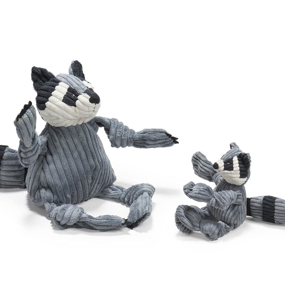 Reggie Raccoon Knottie Plush Dog Toy Small - 1 Count