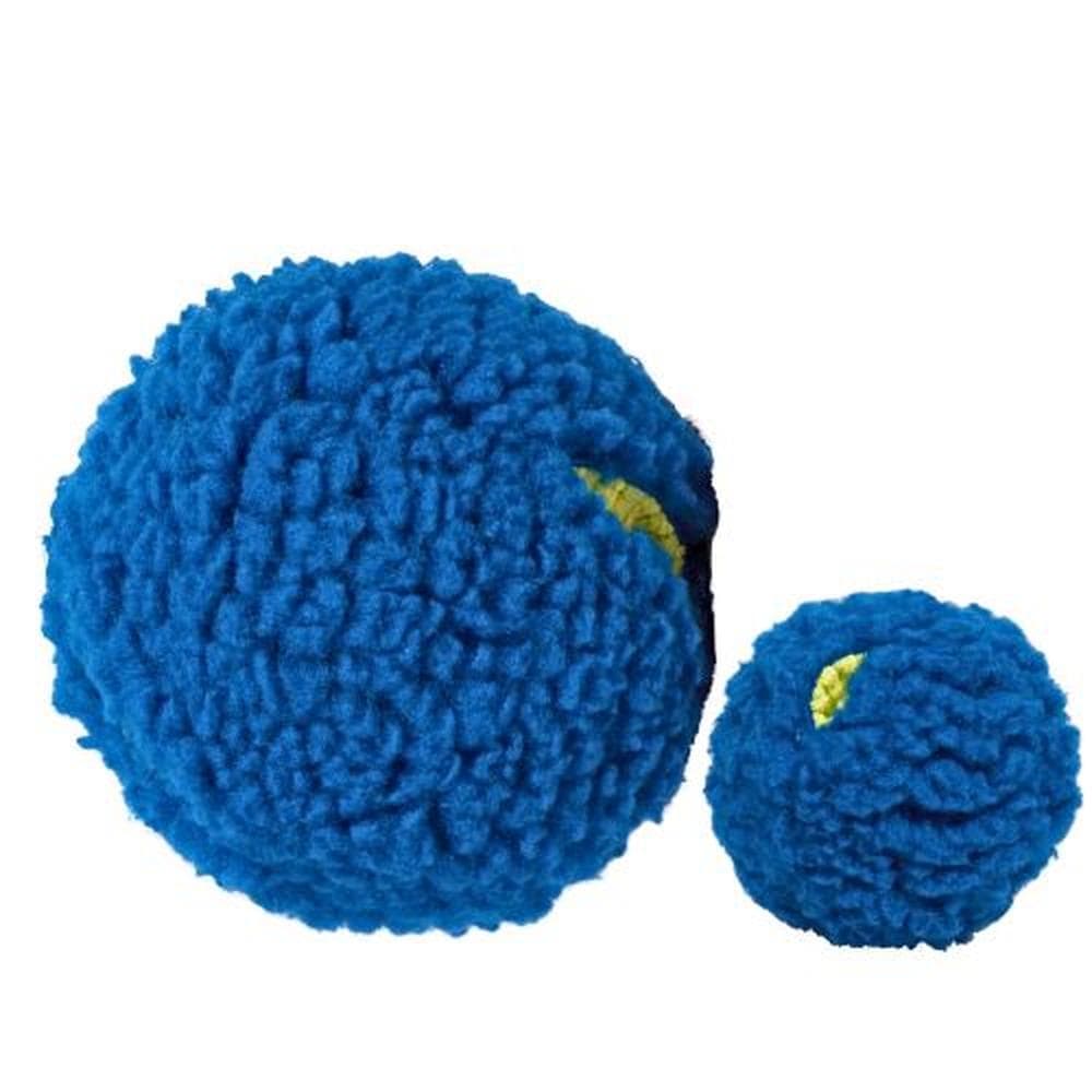 HuggleSnuffles HuggleFleece Treat Trap - Treat Dispensing Ball Small - 5" - 1 Count