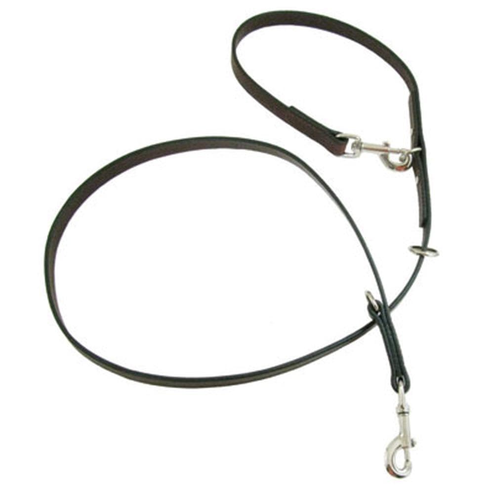 Leather Multi-Function Leads - 6 Ft or 8 Ft Lengths Black Bridle, 3/4" X 96" - 1 Count