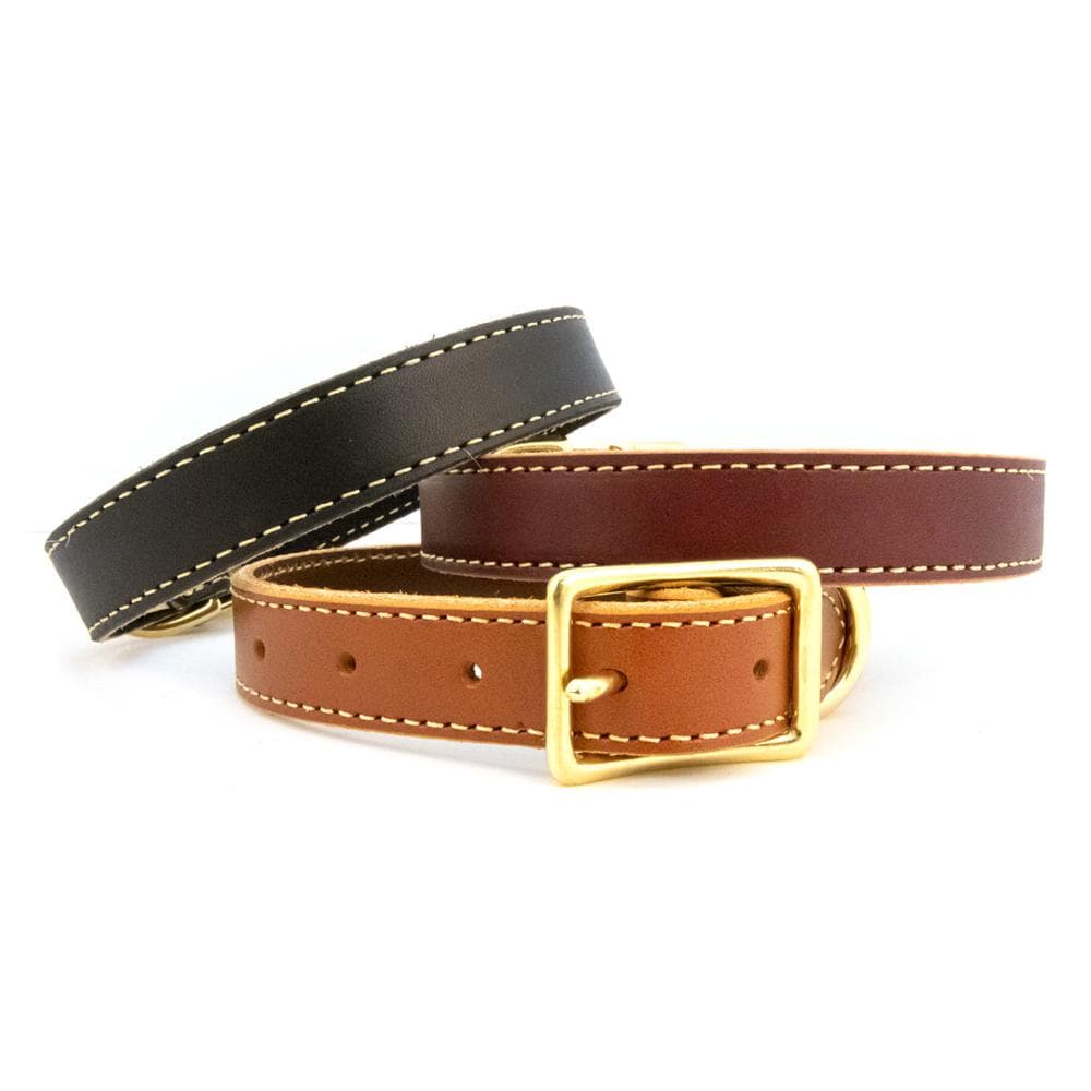 Lake Country Stitched Collars 1” X 18” Long, Burgundy - 1 Count