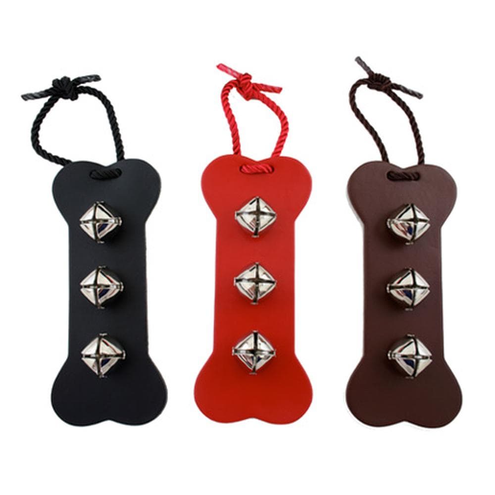 Dog Bone Door Bell Hangers Brown - 1 Count