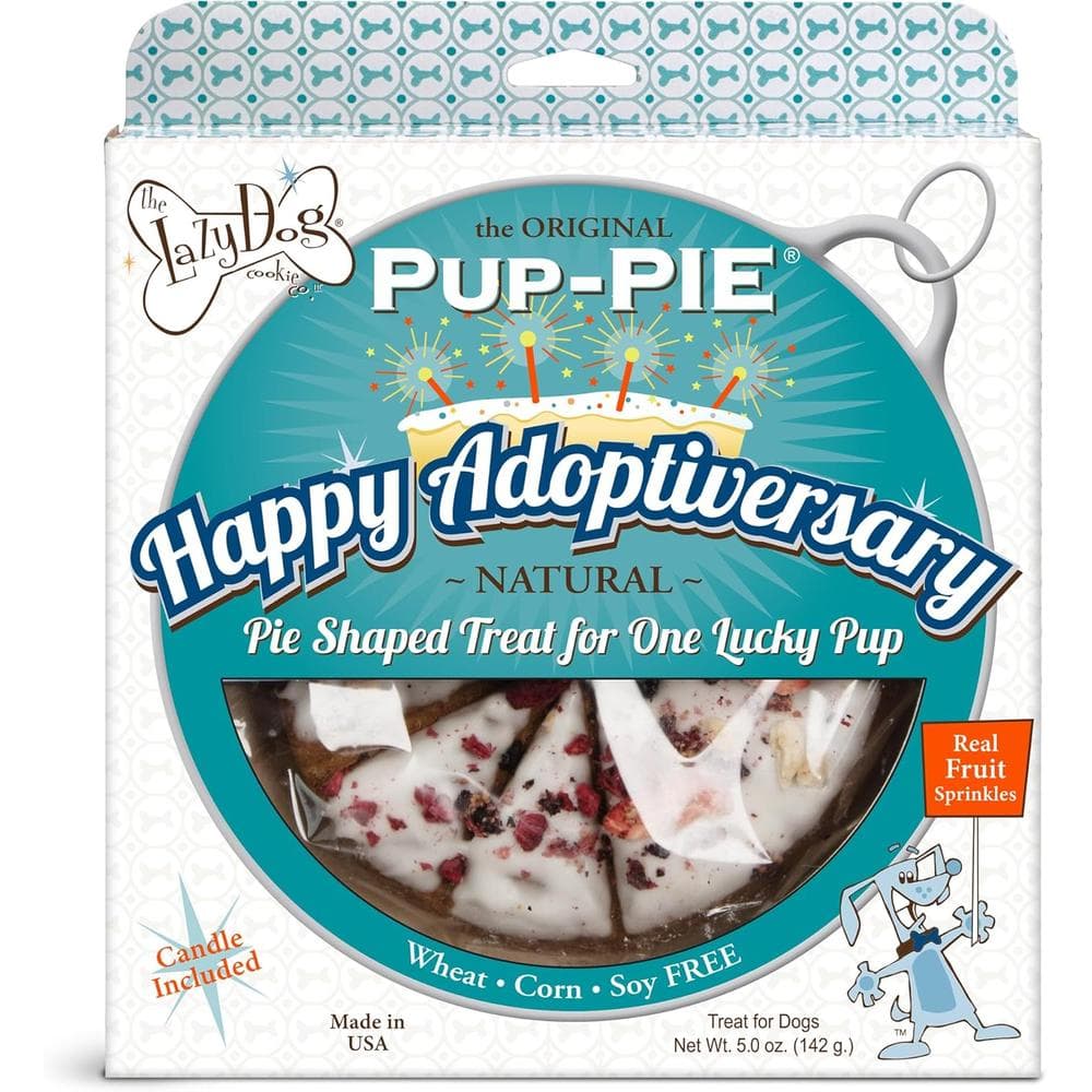 The Lazy Dog Cookie Co. The Original Pup-PIE Happy Adoption Day One Size 5oz