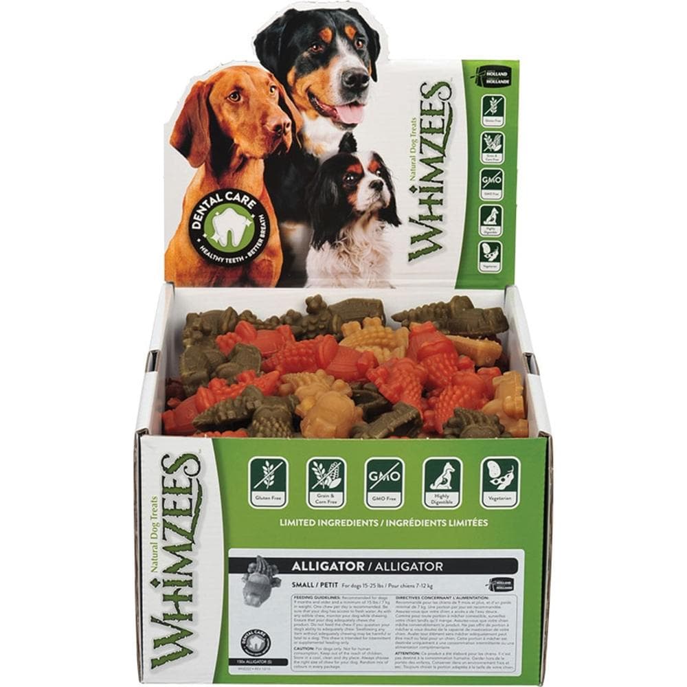 Whimzees Bulk Box Alligator Small 150 Count Small