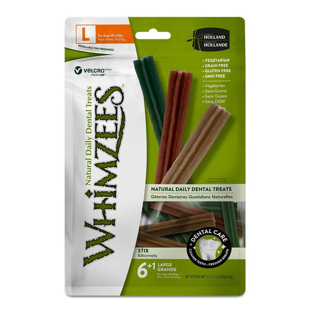 Whimzees STIX Daily Dental Chews, 14.8oz. Bags Small
