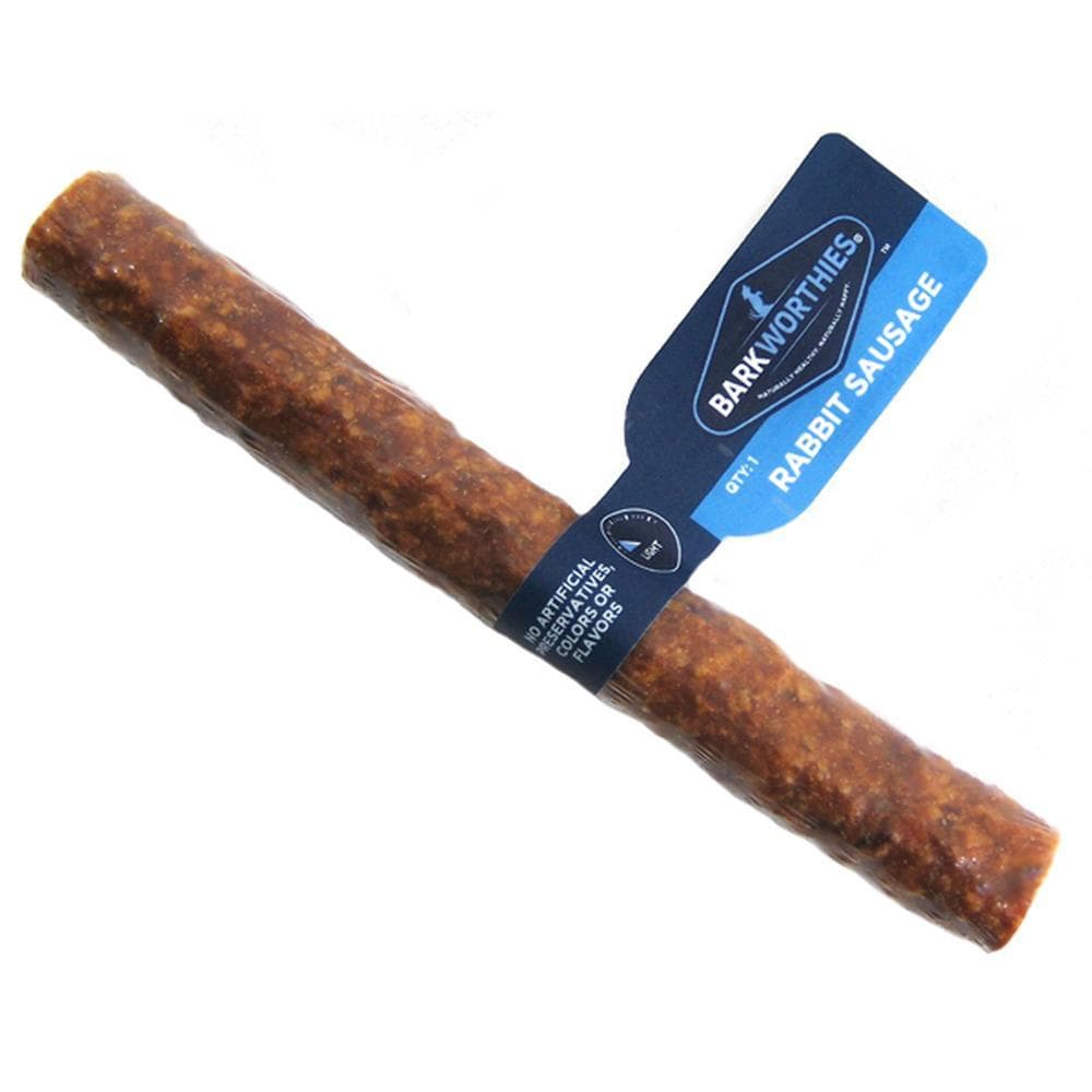 Barkworthies Rabbit Sausage Dog Treat 1 Pack