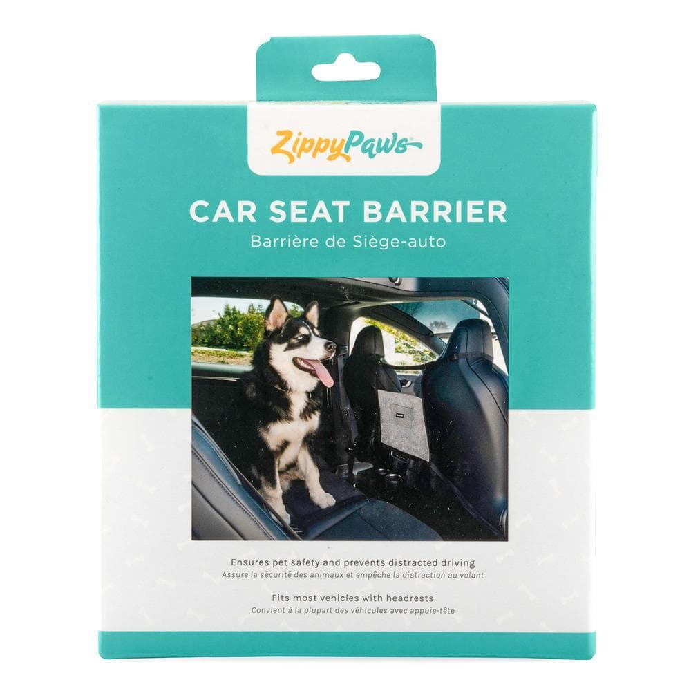 Zippy Paws Adventure Car Front Seat Barrier One Size / Light Gray 1 Count