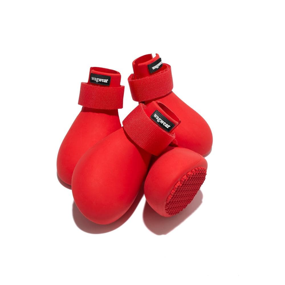WagWellies Boots- Classics Red, Small - 1 Count