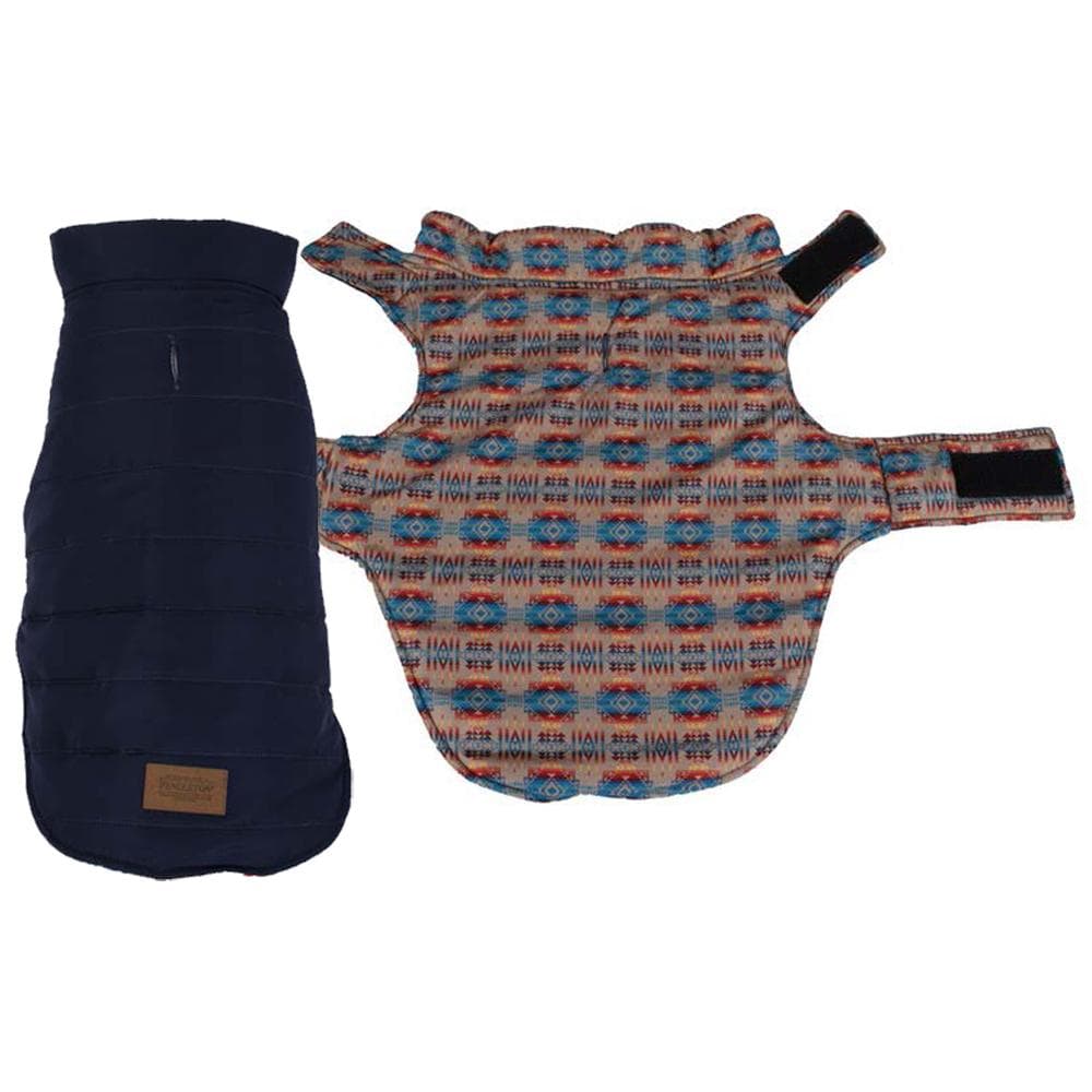 Pendleton Puffer Dog Coat - Pilot Rock X-Small, Red - 1 Count