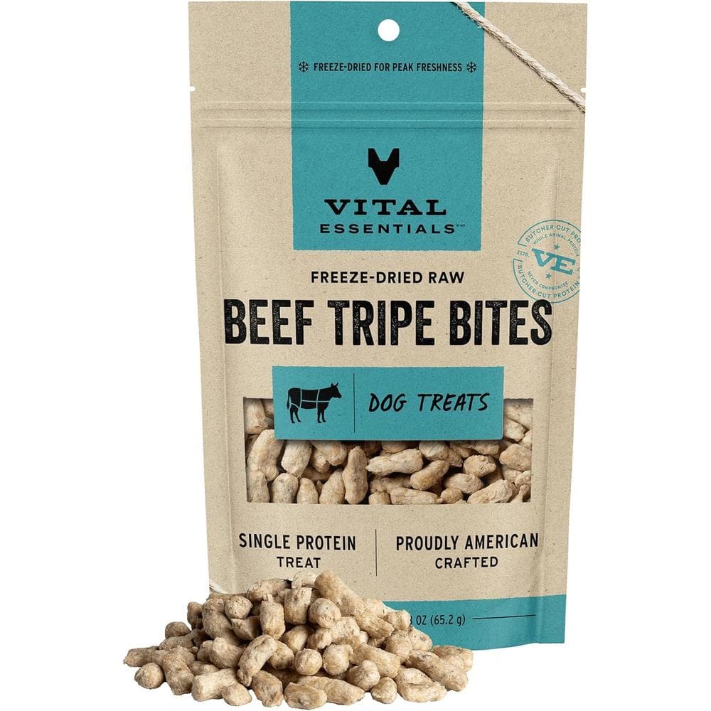 Vital Essentials Dog FreezeDried Treats Beef Tripe 2.3oz