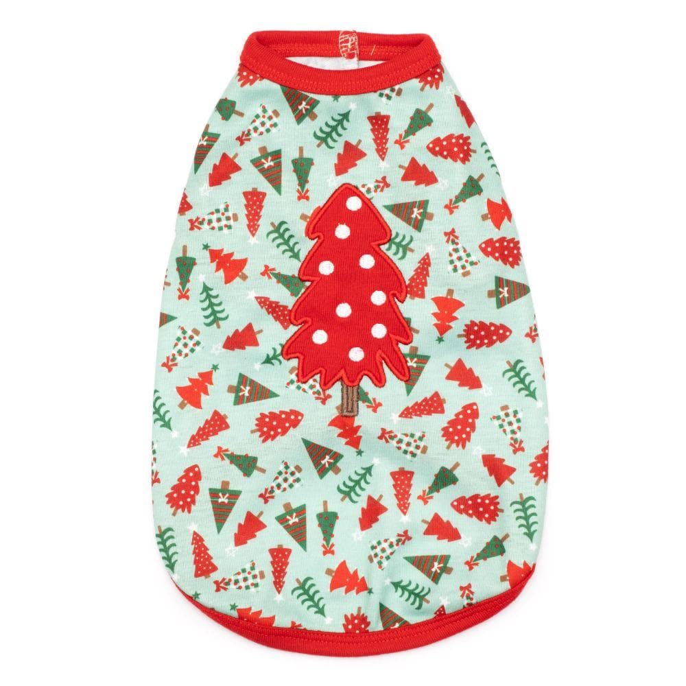 Green Holiday Trees Tee Medium - 1 Count