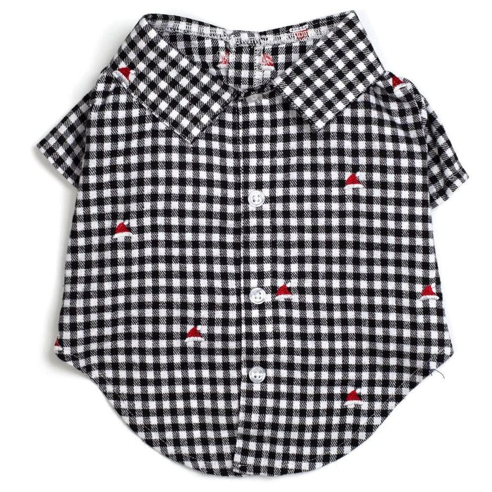 Check Santa Hats Shirt Xxl - 1 Count