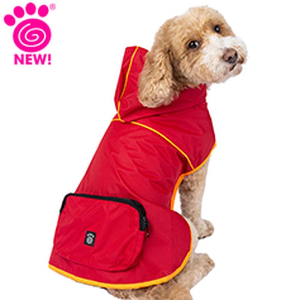 Banff Packable Rain Jacket (Red) Medium (15" Length) - 1 Count