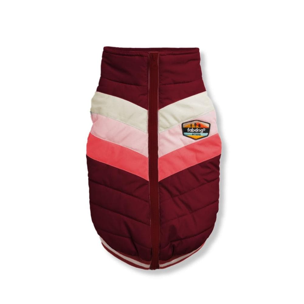 Burgundy Chevron Coat 24" - 1 Count