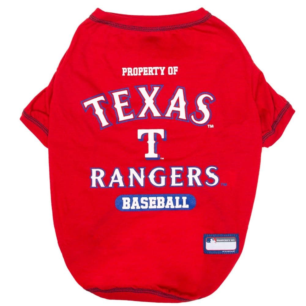 Texas Rangers Tee Shirt - by Pets First Small - 1 Count