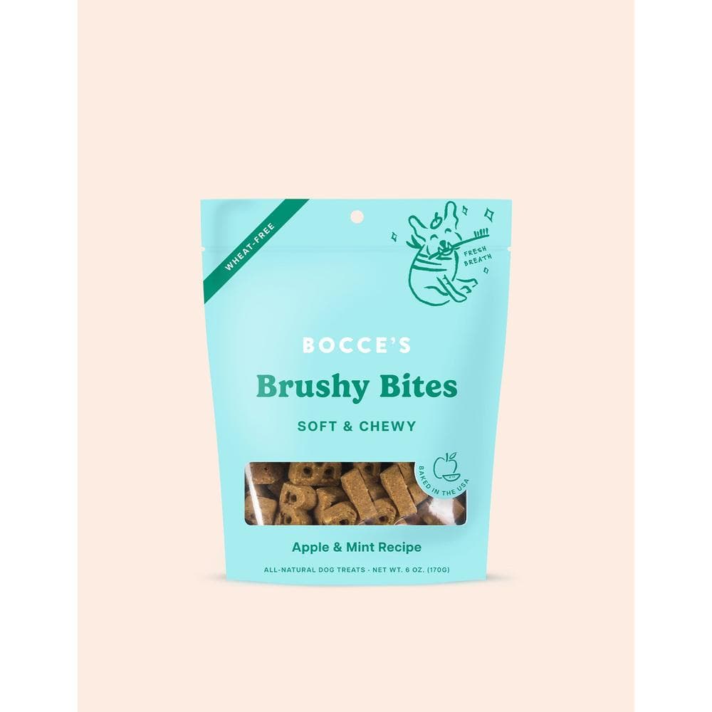 Bocce's Bakery Dog Treats Dailies Soft & Chewy Treats Brushy Bites