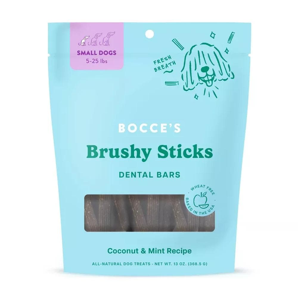 Bocce's Bakery Dog Treats Dailies Brushy Sticks Small 13oz
