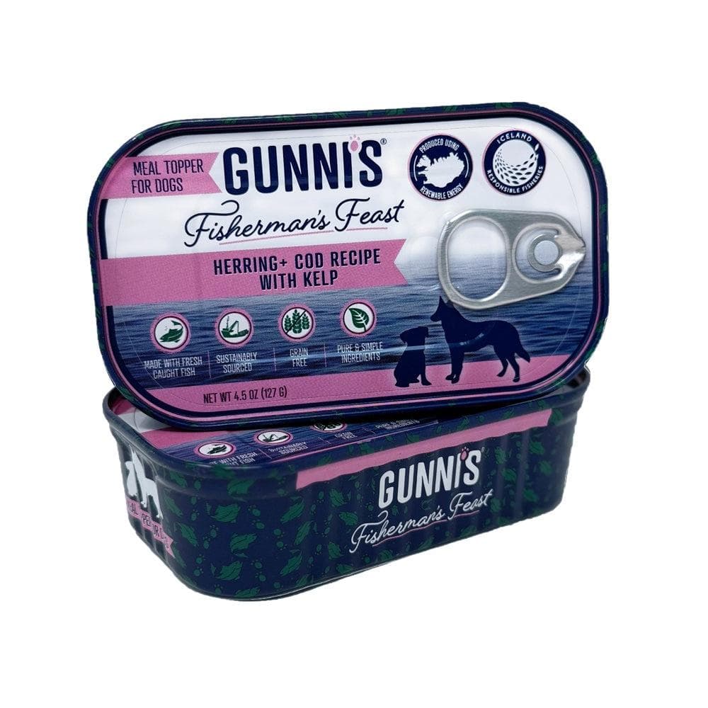 Gunni'S Fisherman'S Feast Herring & Cod Recipe With Kelp Food Topper 4.5oz