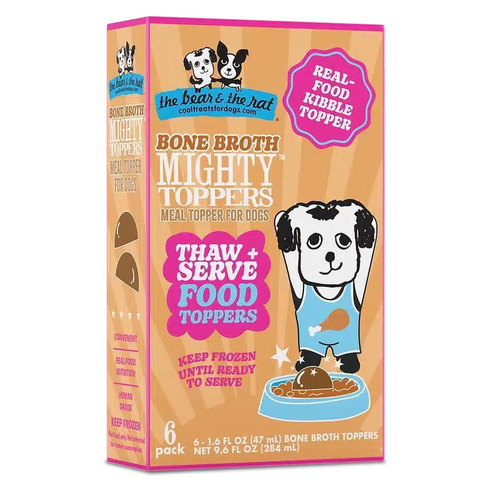 The Bear & The Rat Bone Broth Mighty Topper 6 Count
