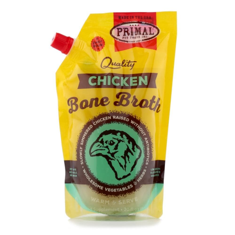 Primal Dog/Cat Frozen Bone Broth Chicken 20oz