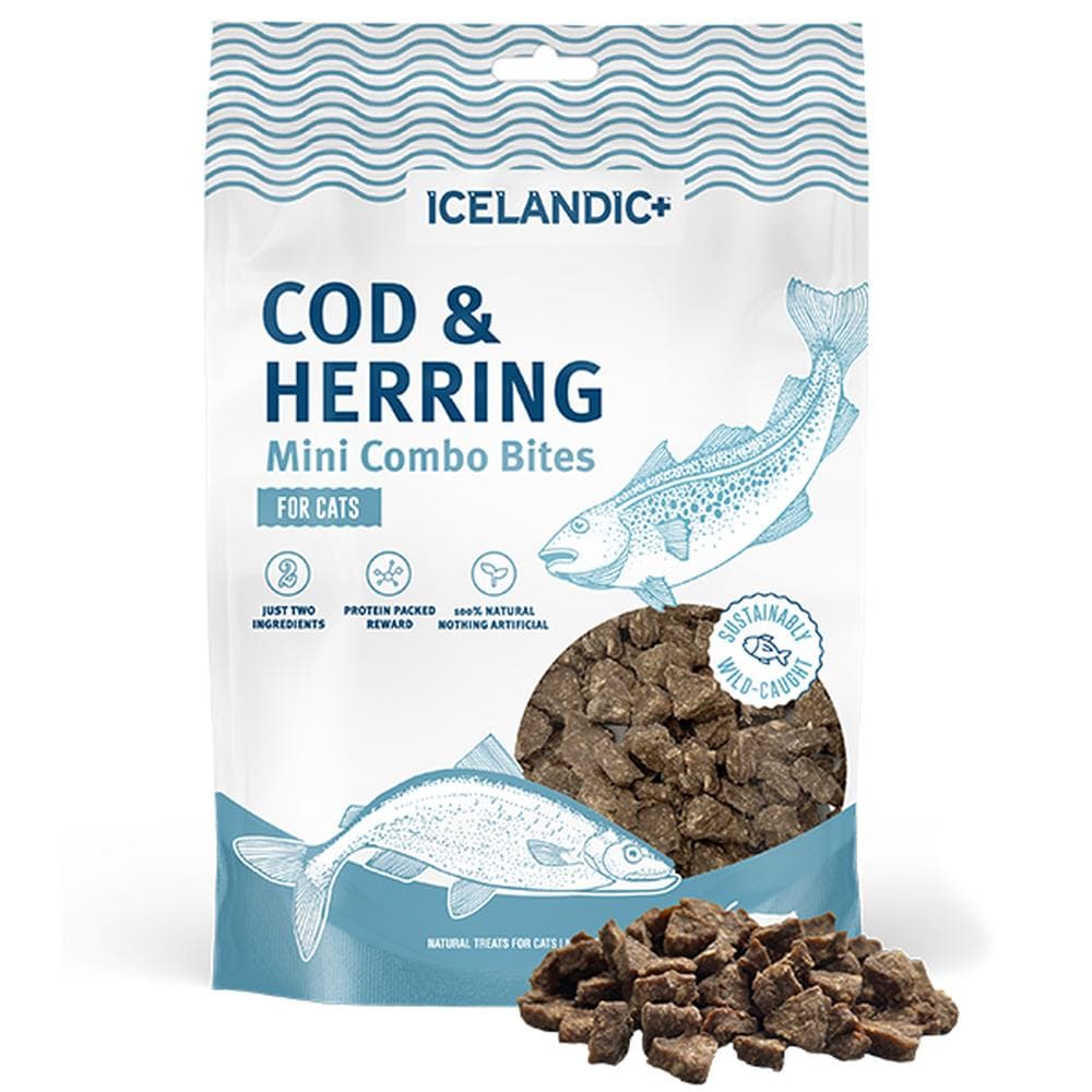 Icelandic+ Cat Combo Bites Mini Cod & Herring 1.75oz
