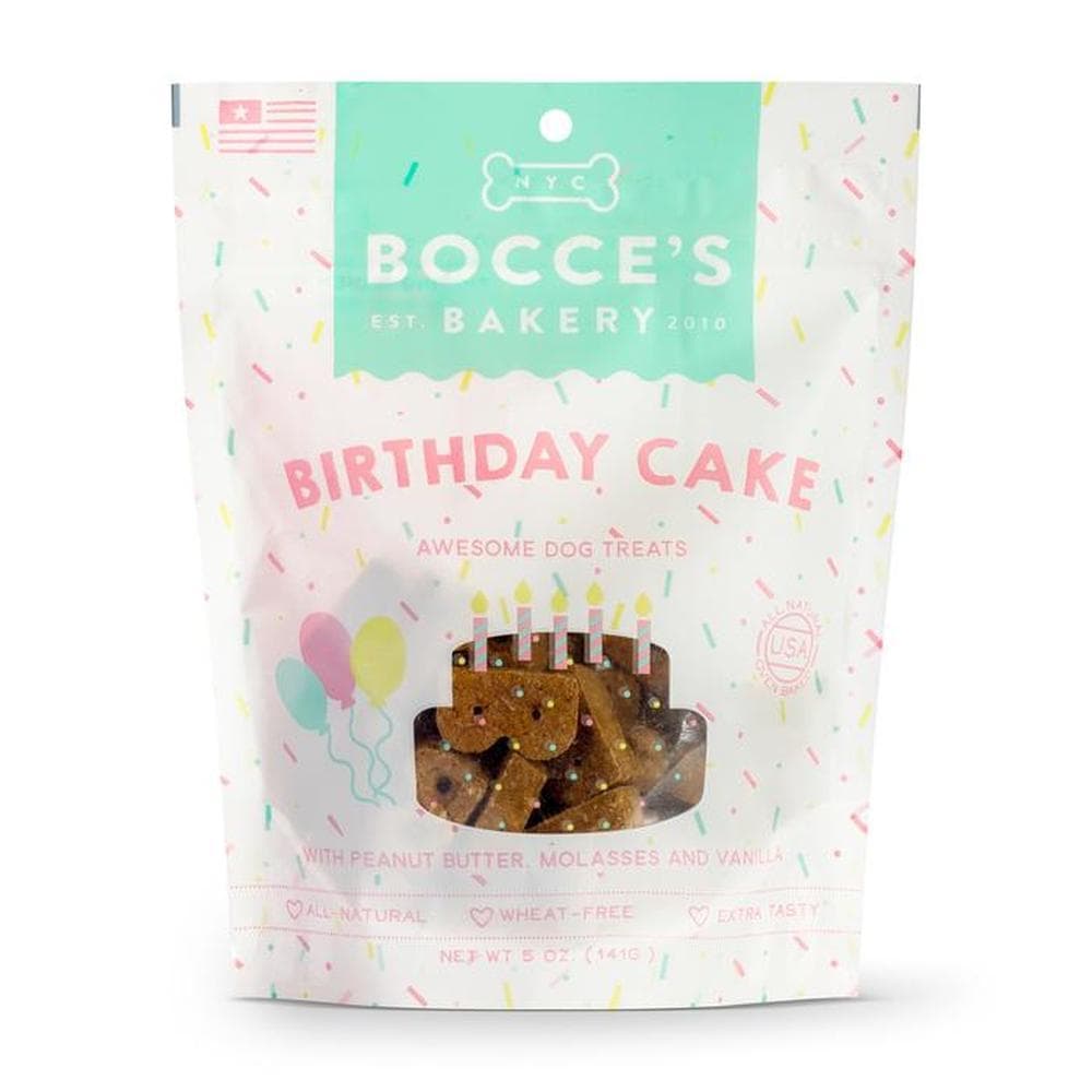 Bocce's Bakery Dog Treats Basics Limited Edition Birthday Cake 5oz